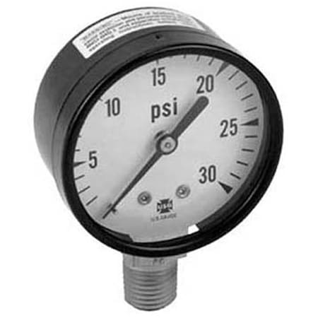Allpoints Gauge, Pressure (0-60 Psi, 1/4"Npt) 1331138